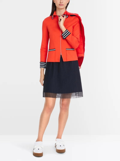 Marc Cain Tomato Light jacket in cotton rib