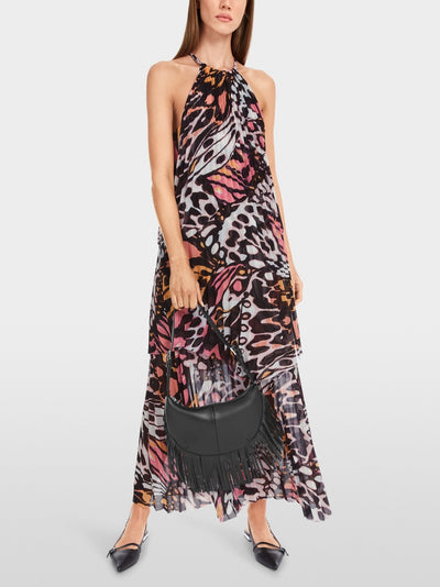 Marc Cain maxi Dress In Butterfly Design