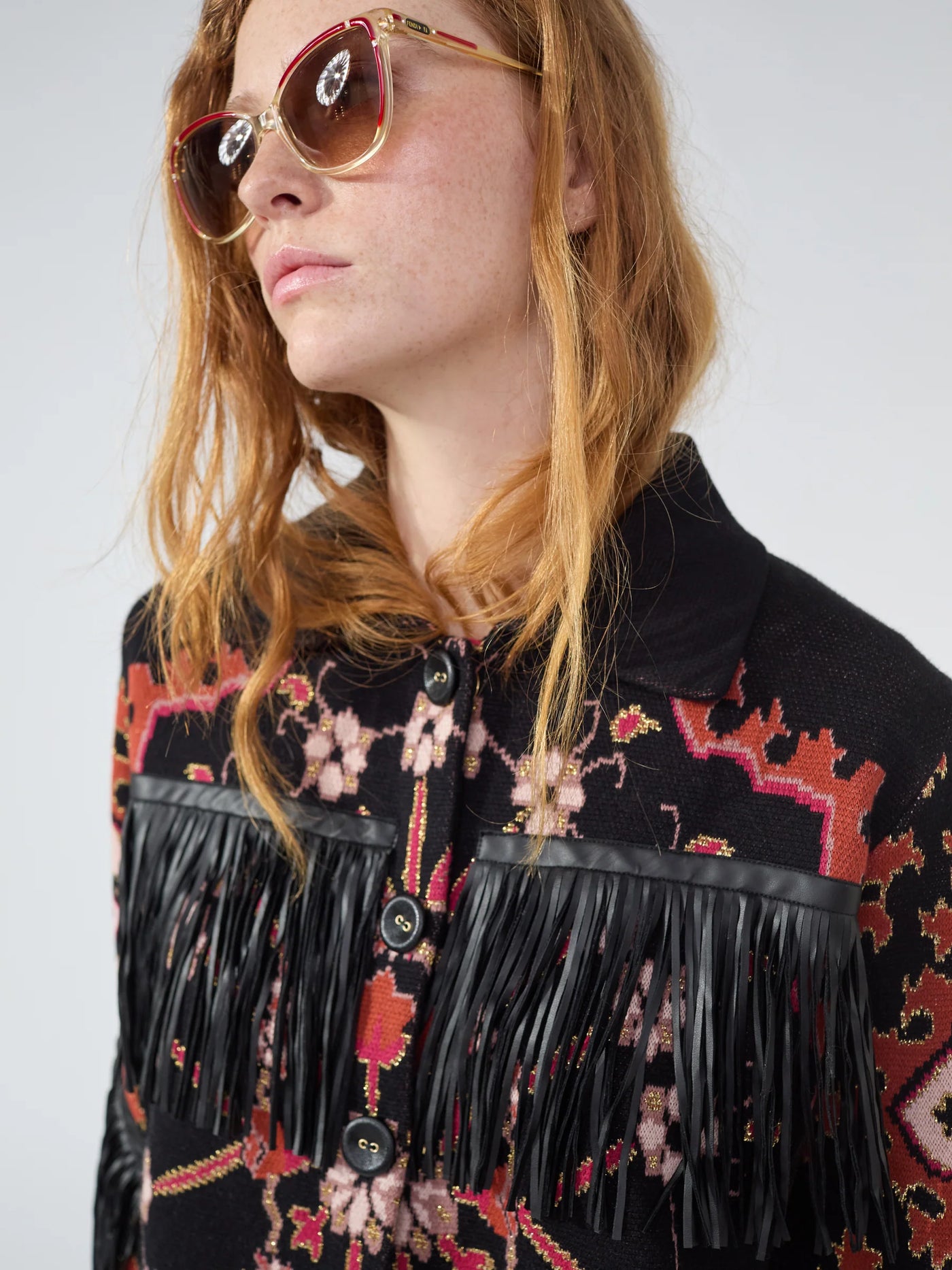 Hayley Menzies Dylan Cotton Jacquard Jacket