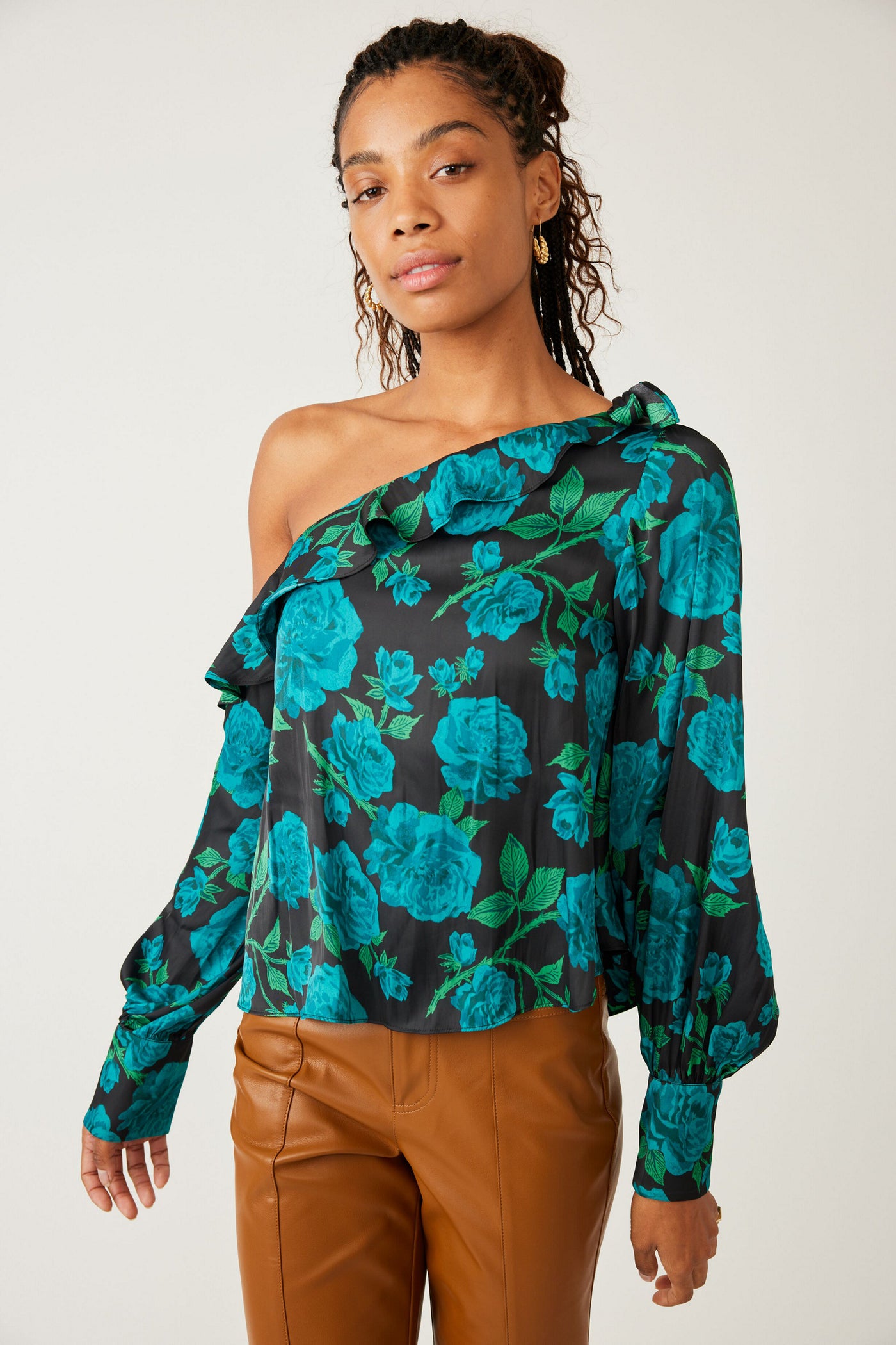 Free people one shoulder top best sale