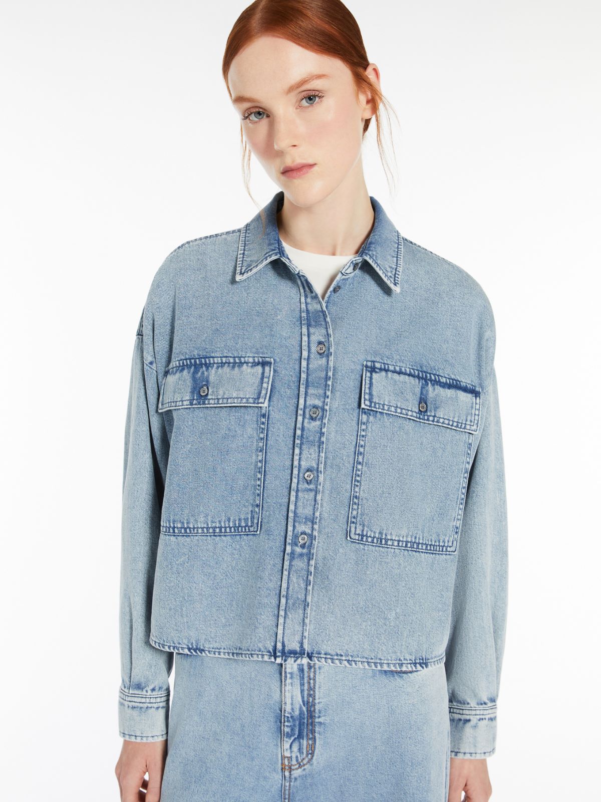 Max Mara Weekend ZEMIRA Denim boxy shirt