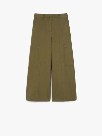 Max Mara Weekend QUIZ Cotton canvas trousers