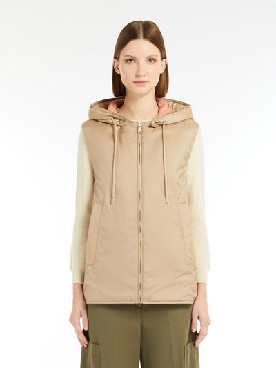 Max Mara Weekend TECLA Reversible gilet in water-repellent fabric