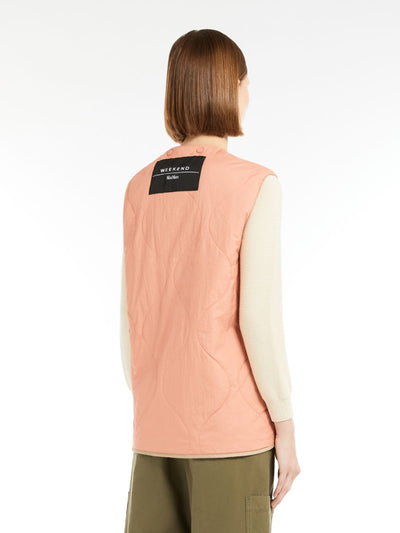 Max Mara Weekend TECLA Reversible gilet in water-repellent fabric