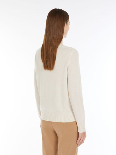 Max Mara Weekend KANSAS Cream Cashmere yarn jumper