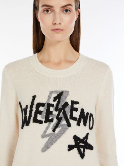 Max Mara Weekend KANSAS Cream Cashmere yarn jumper