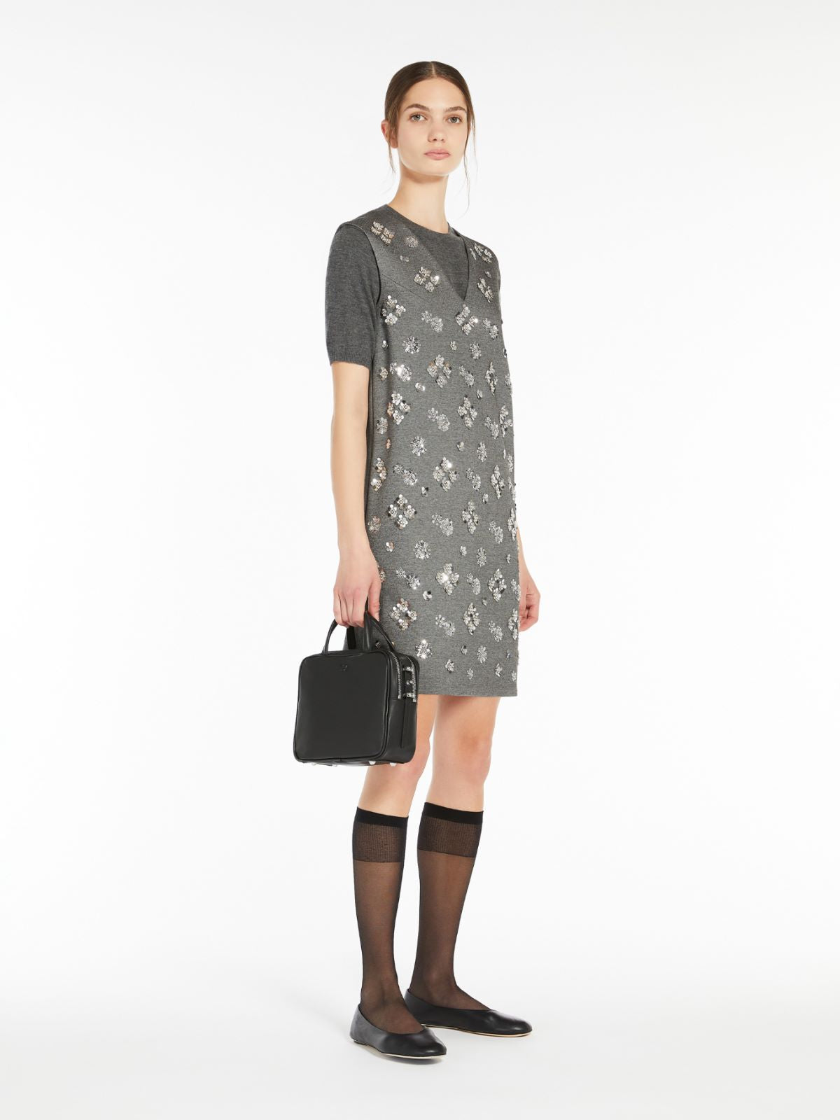 Max Mara Weekend HOT Sequinned jersey dress