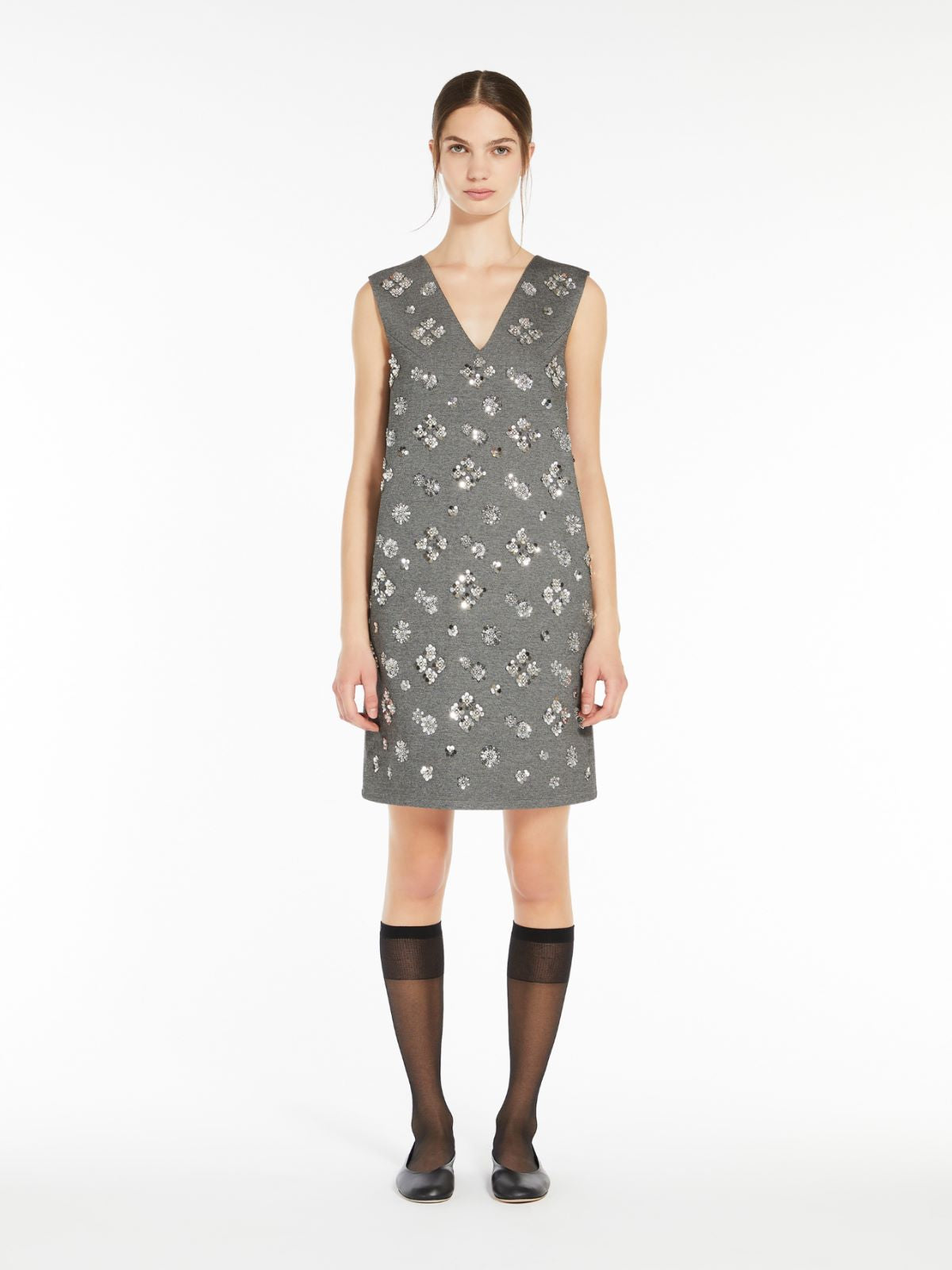 Max Mara Weekend HOT Sequinned jersey dress