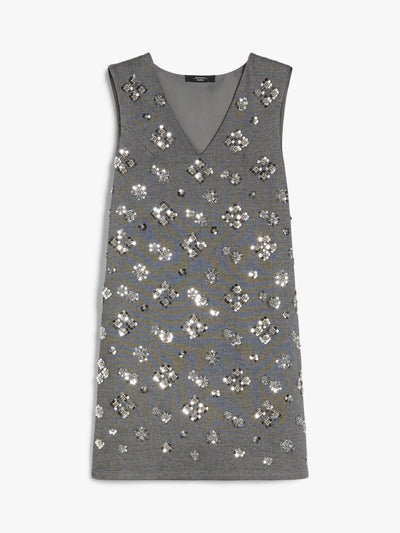 Max Mara Weekend HOT Sequinned jersey dress