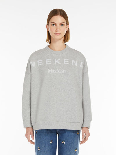 Max Mara Weekend LALLA Grey Organic cotton sweatshirt