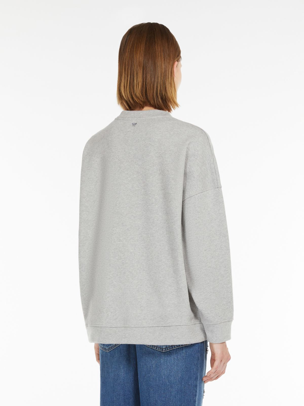 Max Mara Weekend LALLA Grey Organic cotton sweatshirt