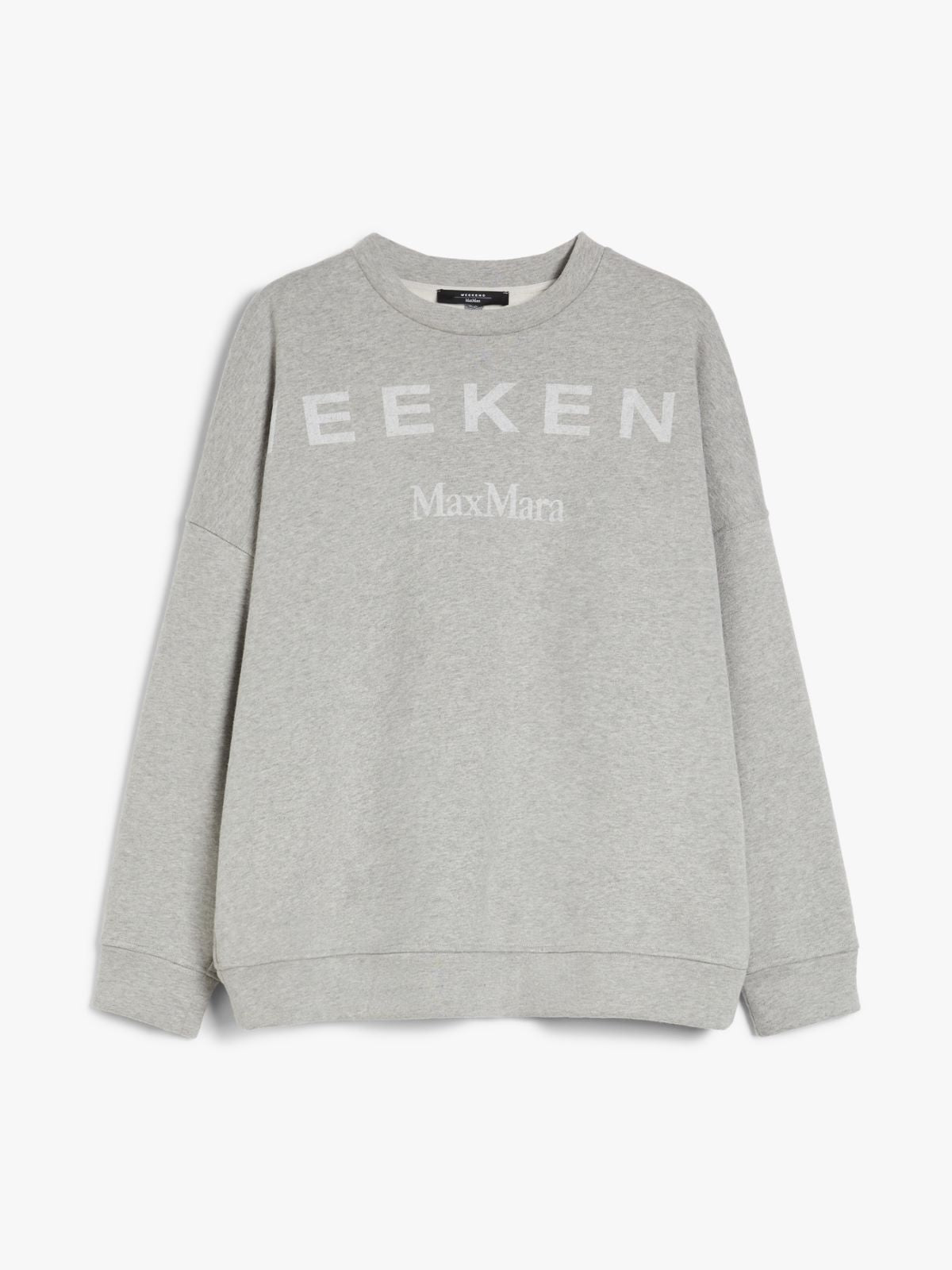 Max Mara Weekend LALLA Grey Organic cotton sweatshirt