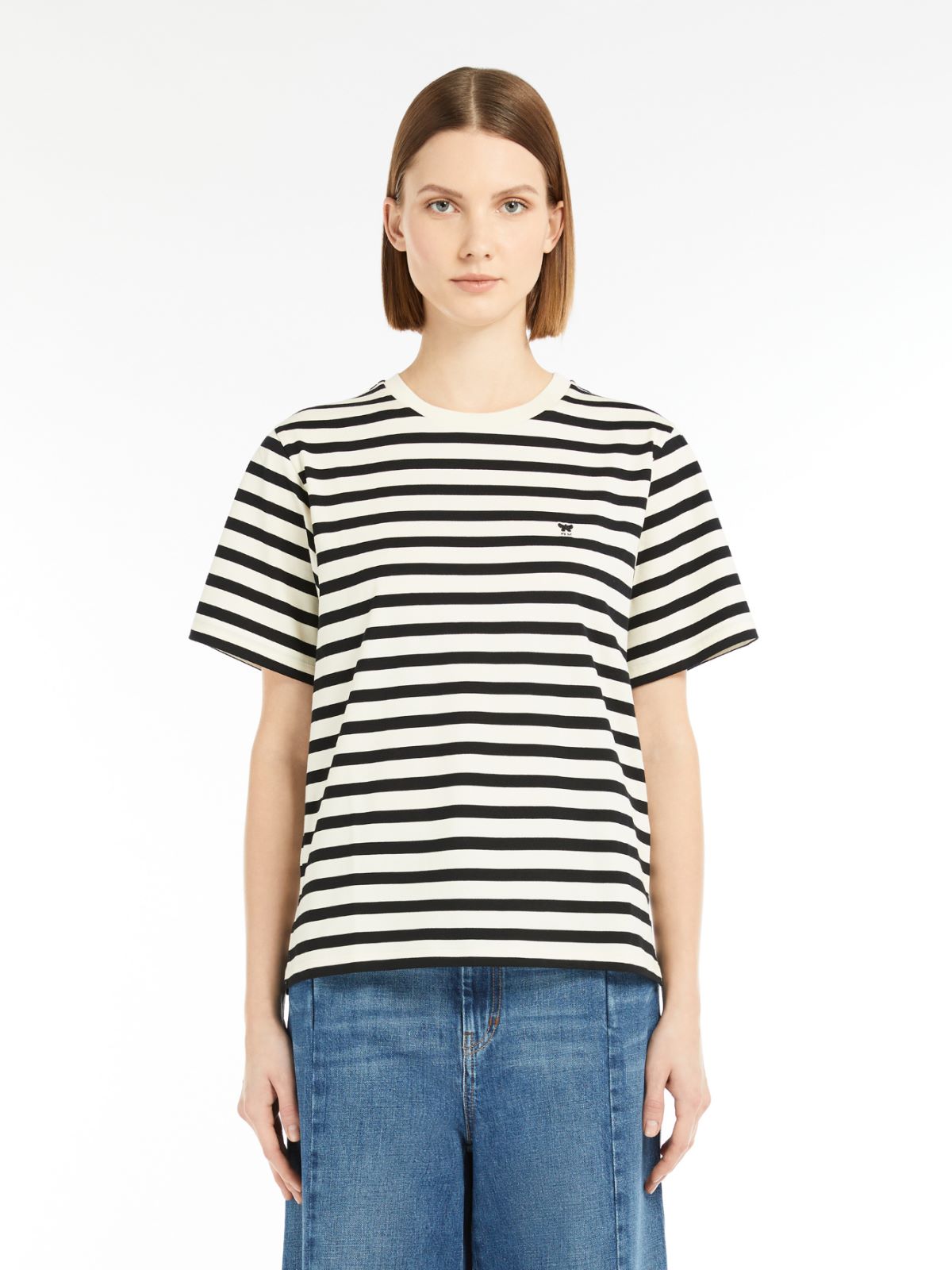 Max Mara Weekend SATRAPO Striped Jersey crew-neck T-shirt