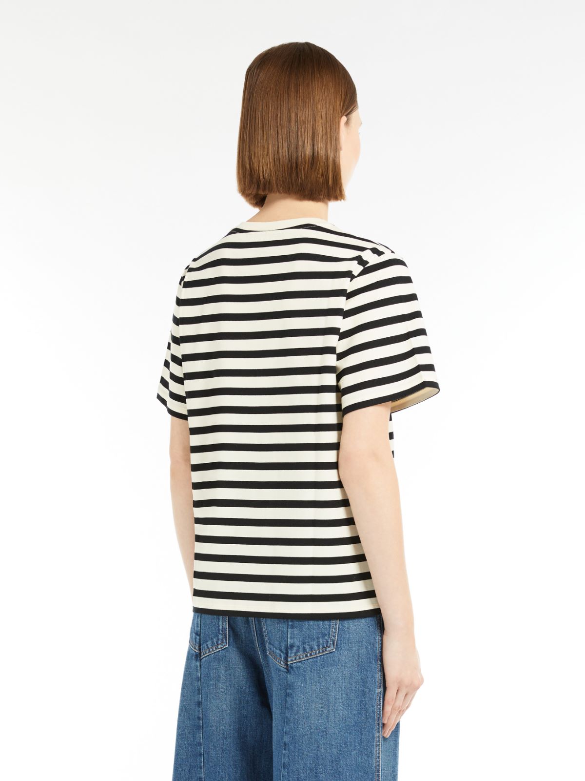 Max Mara Weekend SATRAPO Striped Jersey crew-neck T-shirt