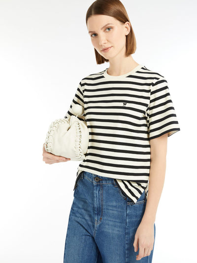 Max Mara Weekend SATRAPO Striped Jersey crew-neck T-shirt