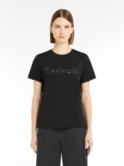 Max Mara Weekend VELLO Black Cotton jersey T-shirt