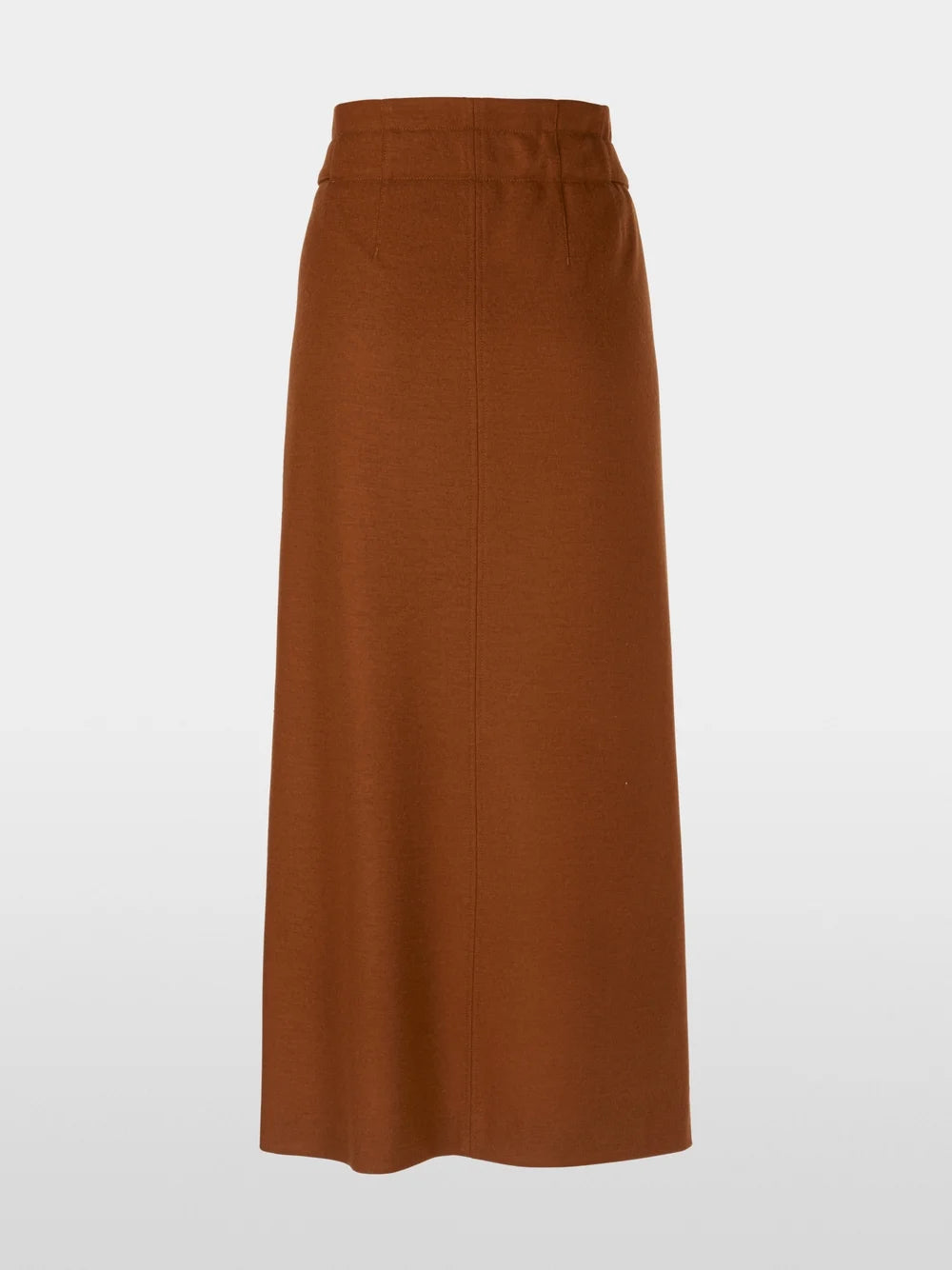 Marc Cain Brown Spice Midi length wool skirt