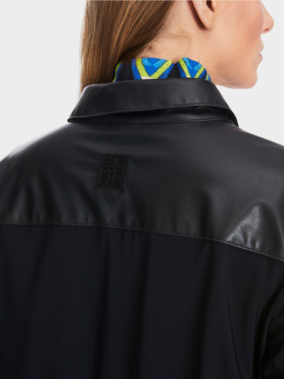 Marc Cain Midnight Blue Sporty jacket in a mix of materials