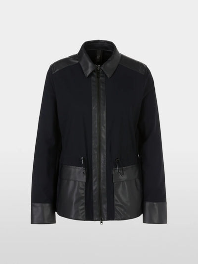 Marc Cain Midnight Blue Sporty jacket in a mix of materials