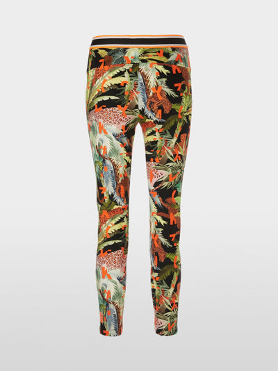 Marc Cain Printed SOFIA trousers in scuba jersey