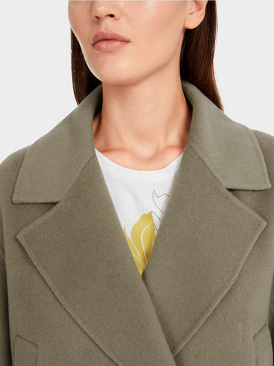 Marc Cain Sage Powder Green Soft wool jacket