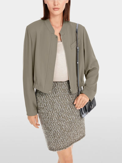 Marc Cain Sage Soft flowing blouson jacket