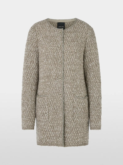 Marc Cain Sage Shimmering cardigan - knitted in Germany