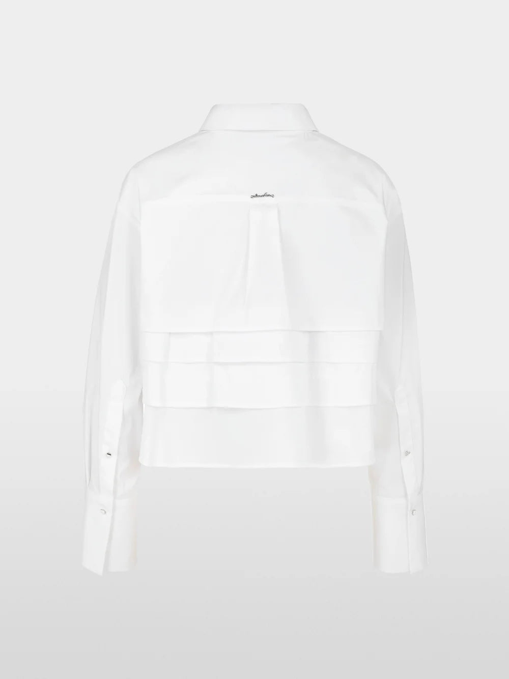 Marc Cain White Blouse with ruffles