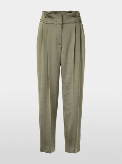 Marc Cain Sage Powder WELS satin trousers