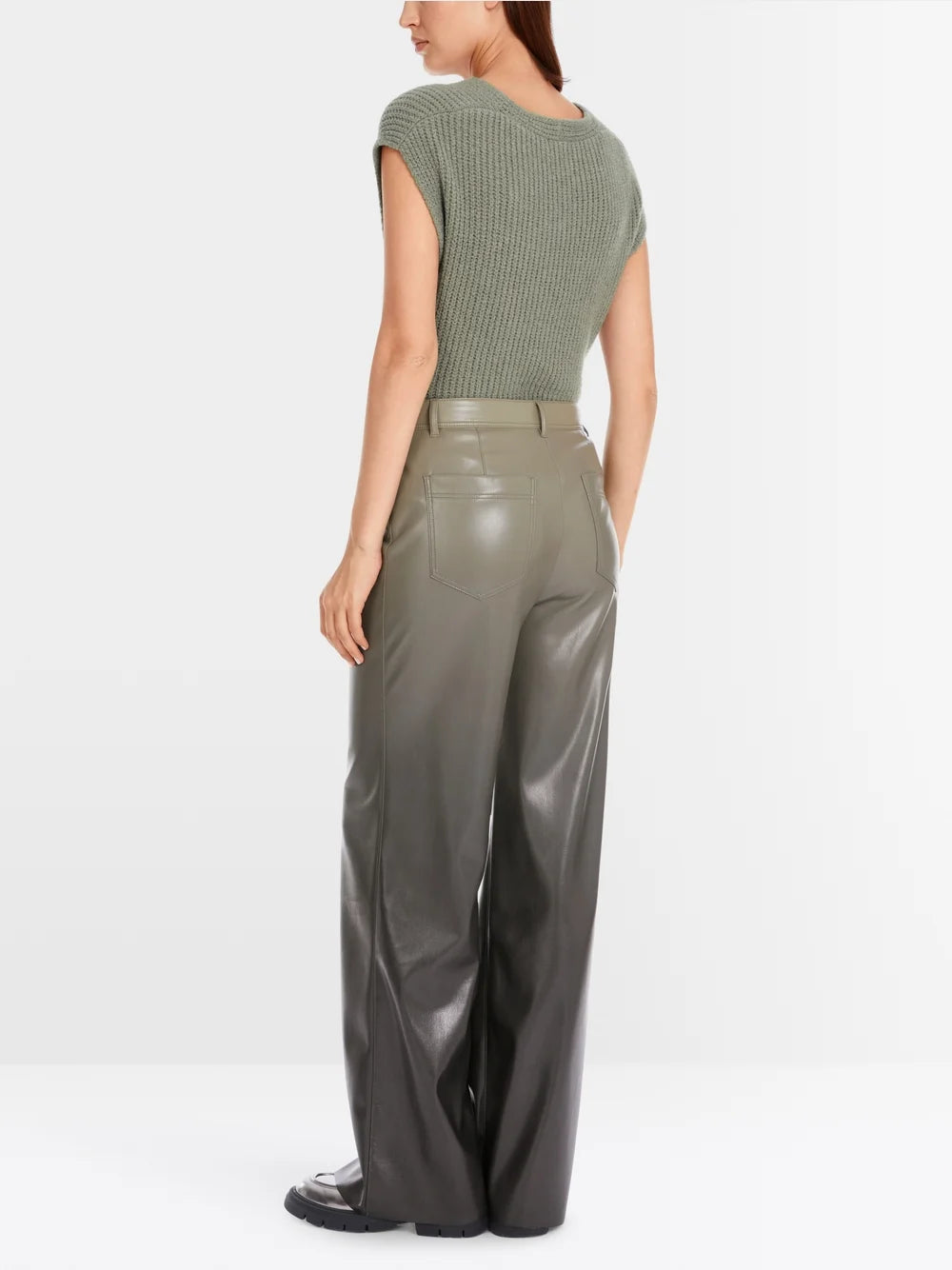 Marc Cain Ombre WARRI fun leather trousers