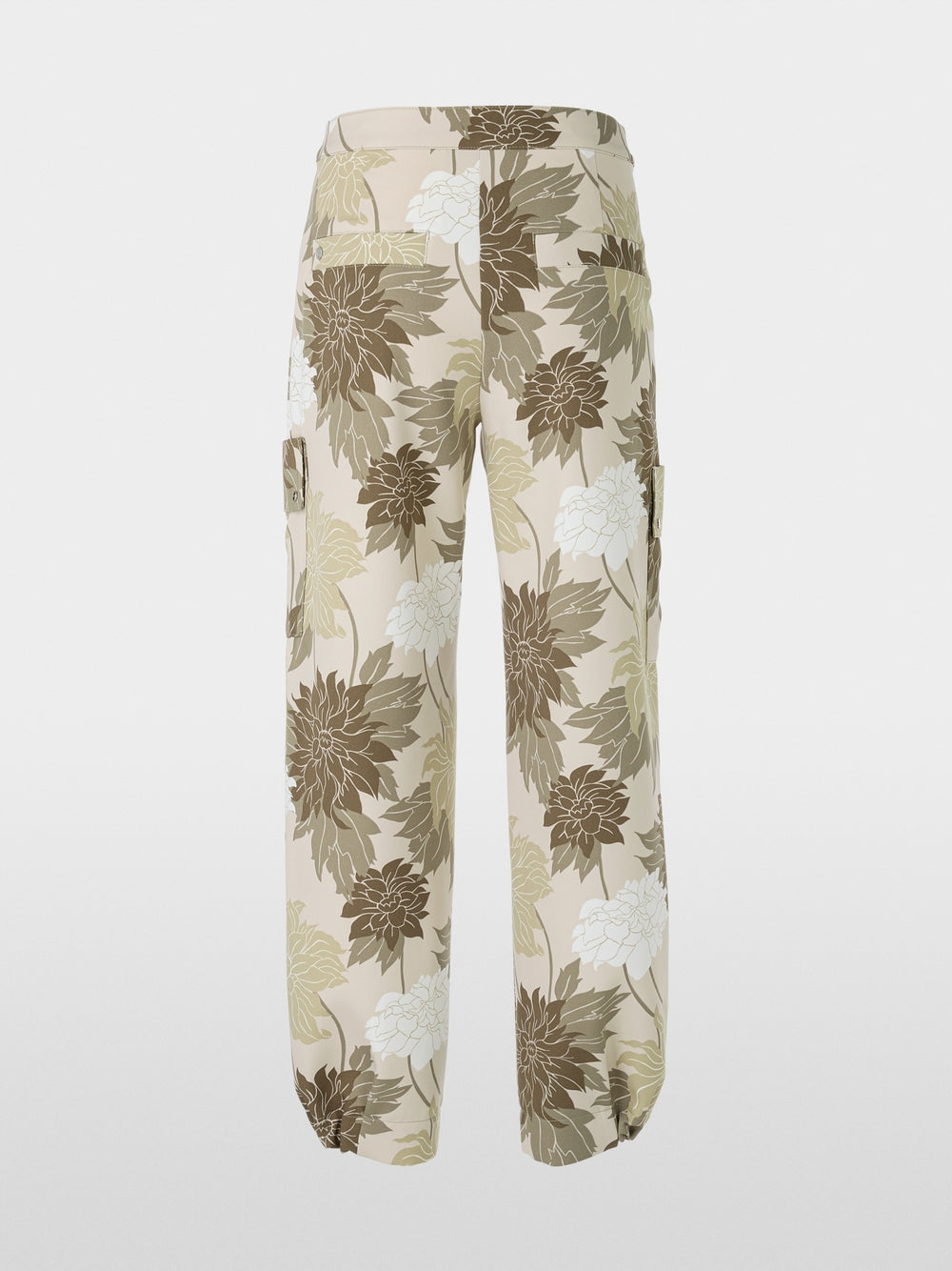 Marc Cain Sage Pearl RENTON cargo pants in floral design