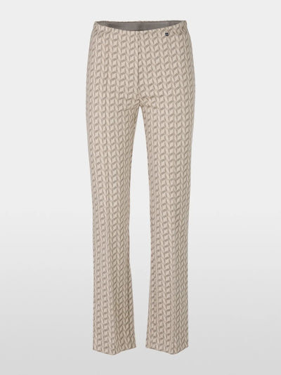 Marc Cain Pearl FATSA jersey jacquard trousers