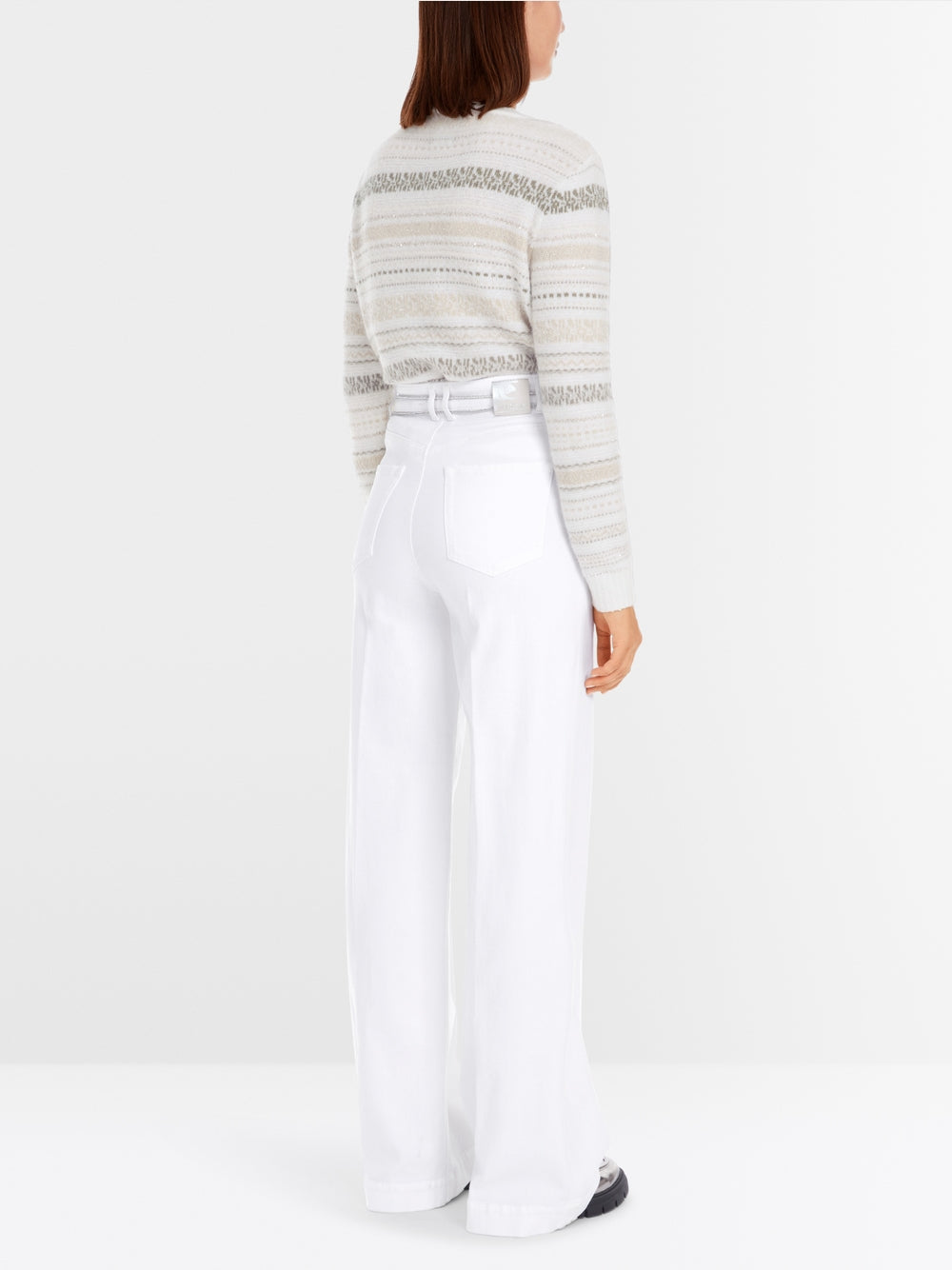 Marc Cain White WARRI Rethink Together wide jeans