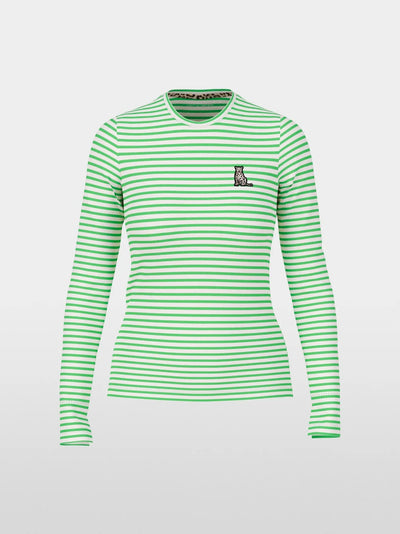 Marc Cain Green Long sleeve with striped pattern