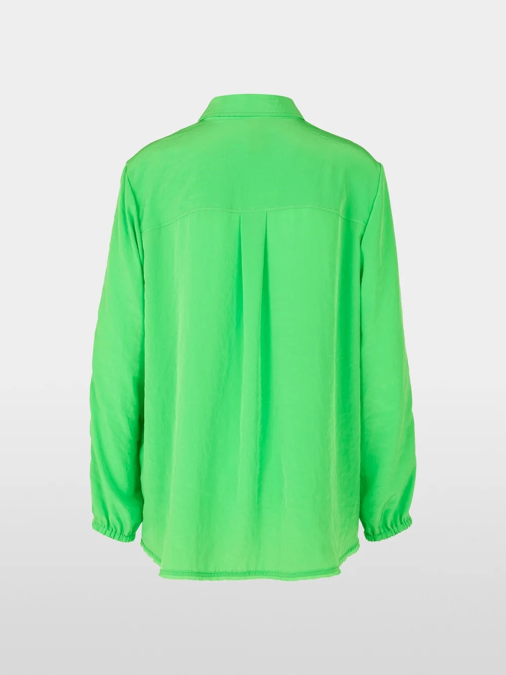 Marc Cain Dark Apple Green Light solid shirt blouse