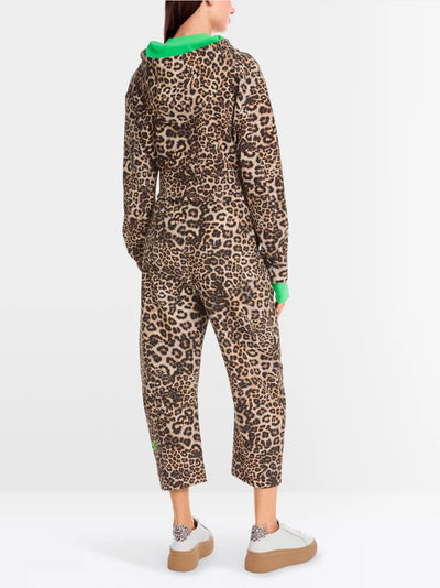 Marc Cain Leopard RETIRO O-shape trousers