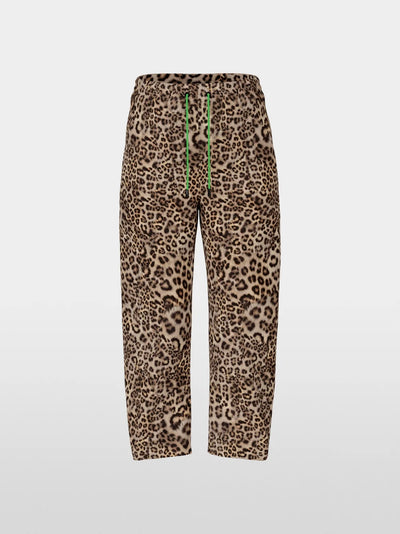 Marc Cain Leopard RETIRO O-shape trousers