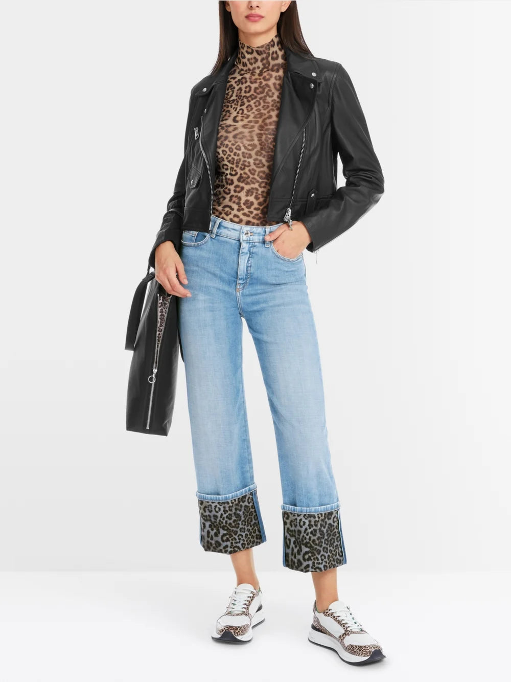 Marc Cain Leopard Cuff FÉS Rethink Together jeans