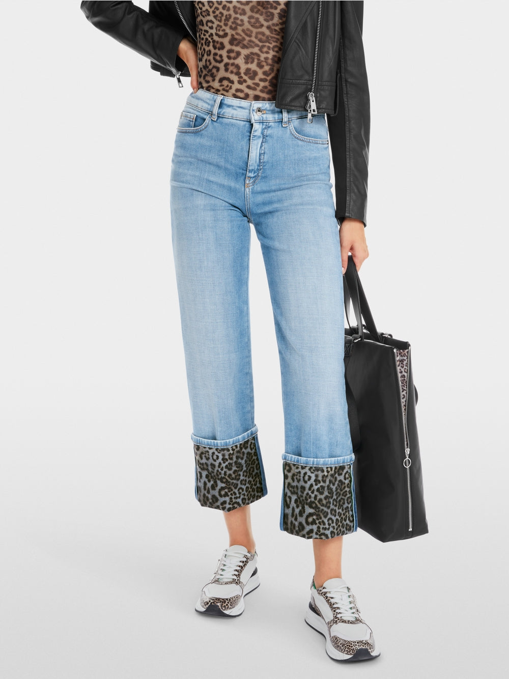 Marc Cain Leopard Cuff FÉS Rethink Together jeans