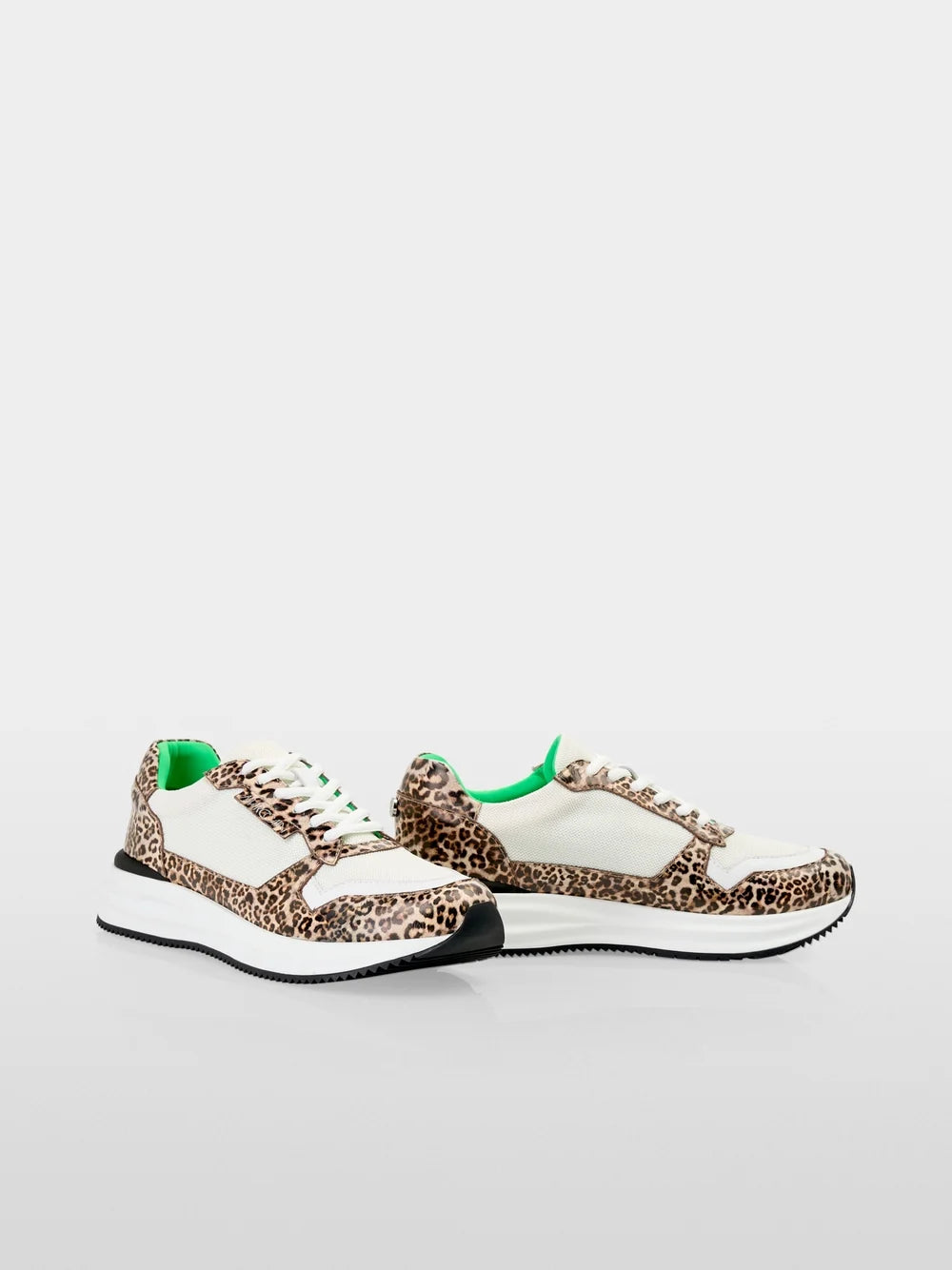 Marc Cain Sneakers with leopard print with Green