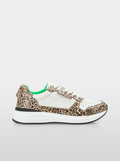 Marc Cain Sneakers with leopard print with Green