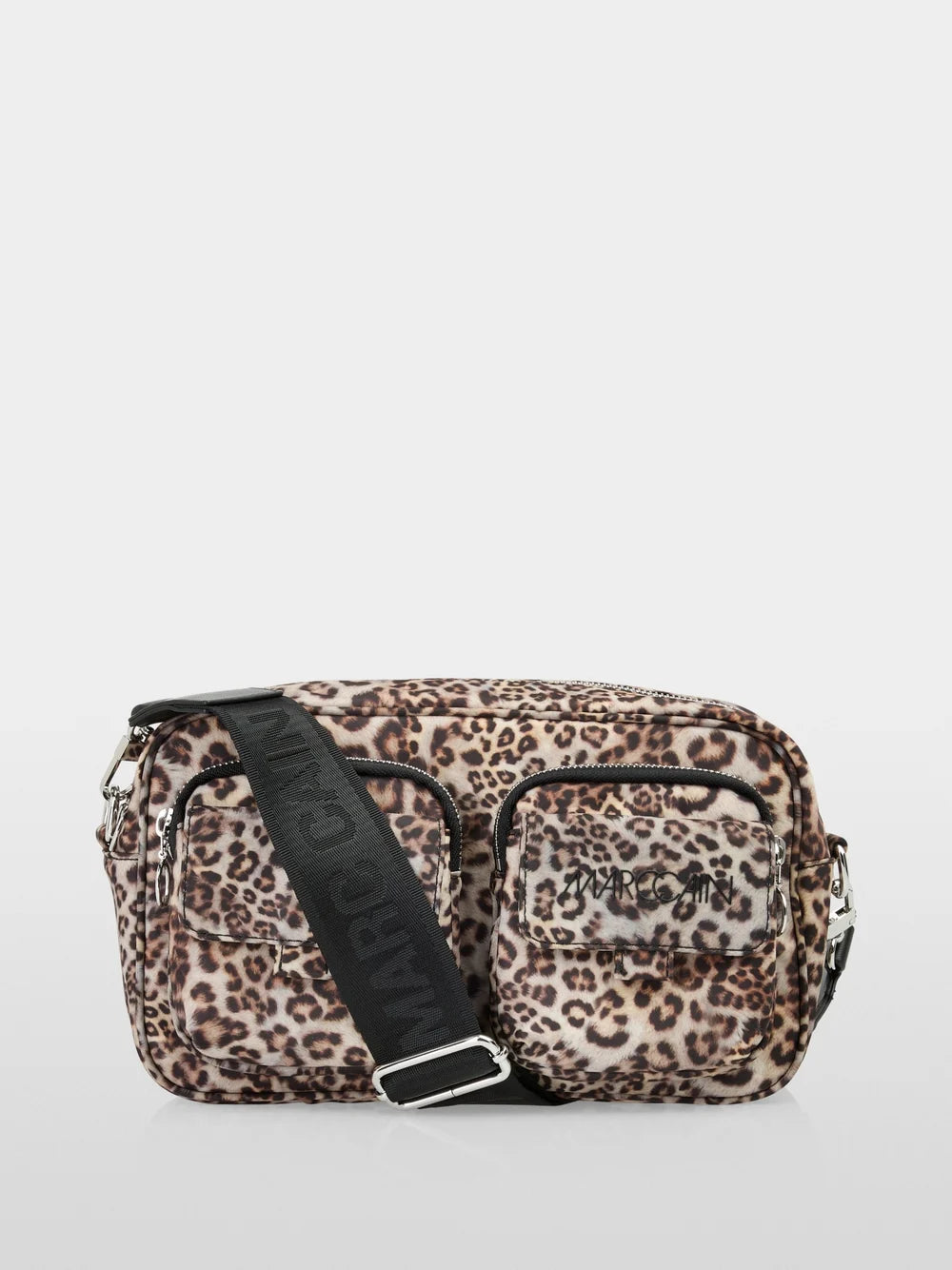 Marc Cain Rethink Together bag with leopard print