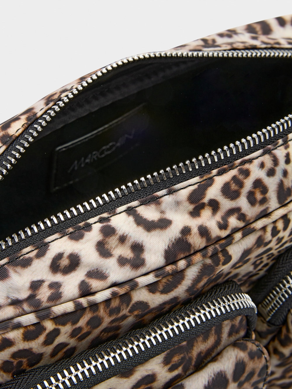 Marc Cain Rethink Together bag with leopard print