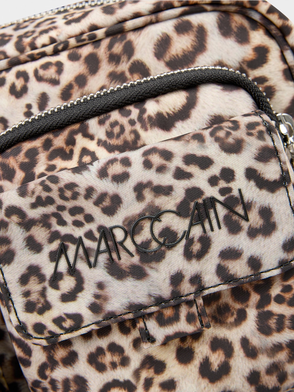 Marc Cain Rethink Together bag with leopard print