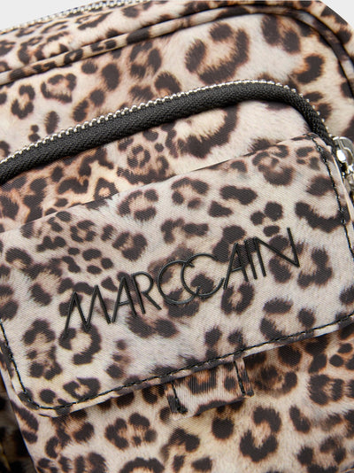 Marc Cain Rethink Together bag with leopard print